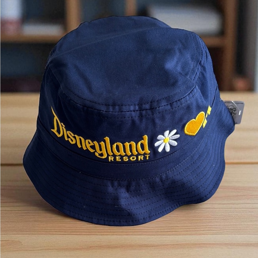 Disneyland Resort Embroidered Navy Bucket Hat NWT